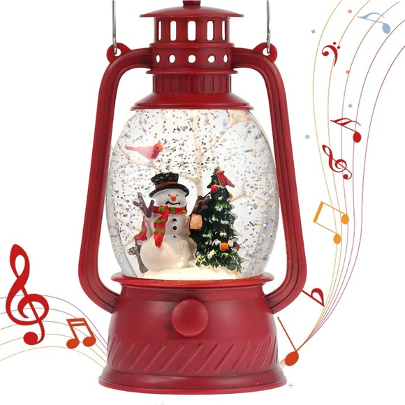 Holyhom Snowman Musical Snow Globe Lantern Giveaway - New in Gift Box - Picture 8 of 12